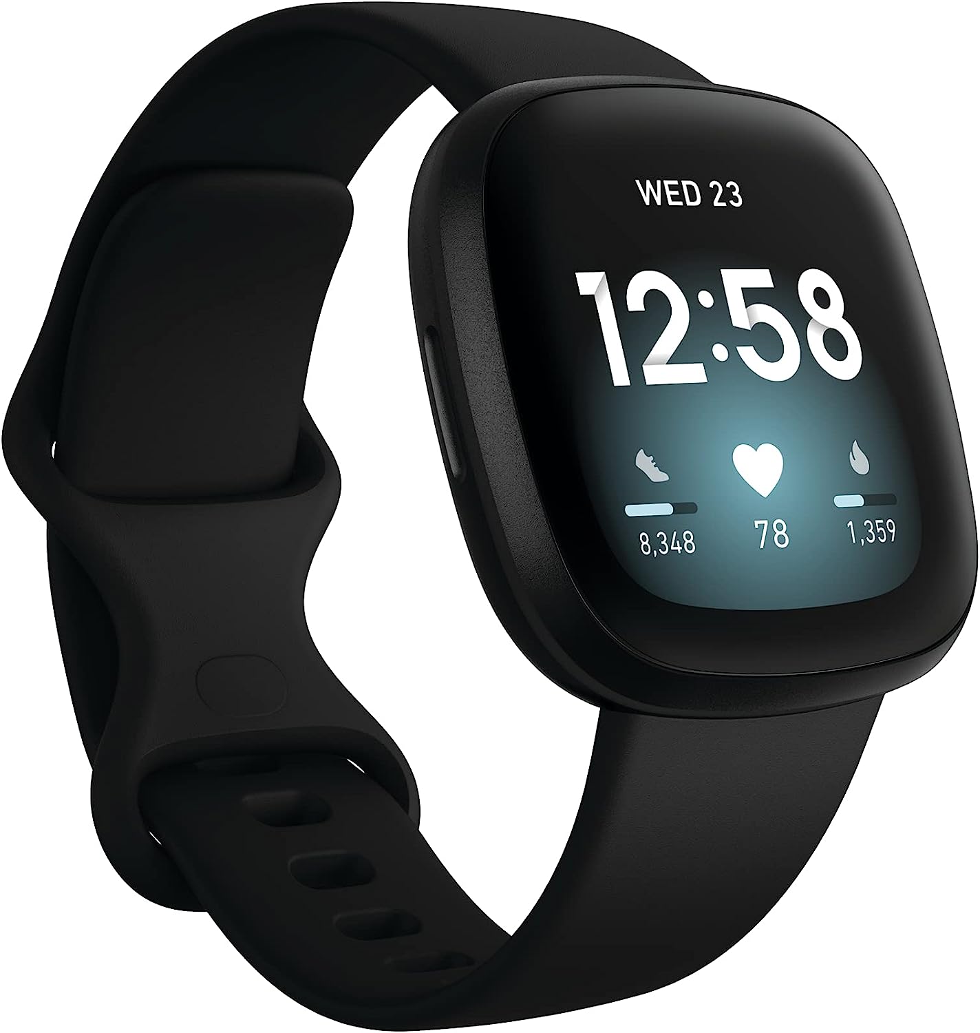 Fitbit Versa 3 Health & Fitness Smartwatch with GPS - Black (New)