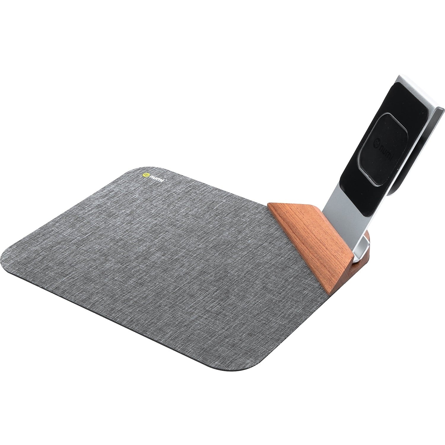 Numi Power Mat Charging Mouse Pad with Phone Charger - Gray (Refurbished)