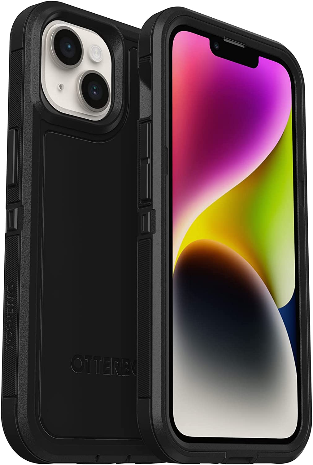 OtterBox DEFENDER SERIES MagSafe Case for Apple iPhone 14 - Black (Certified Refurbished)