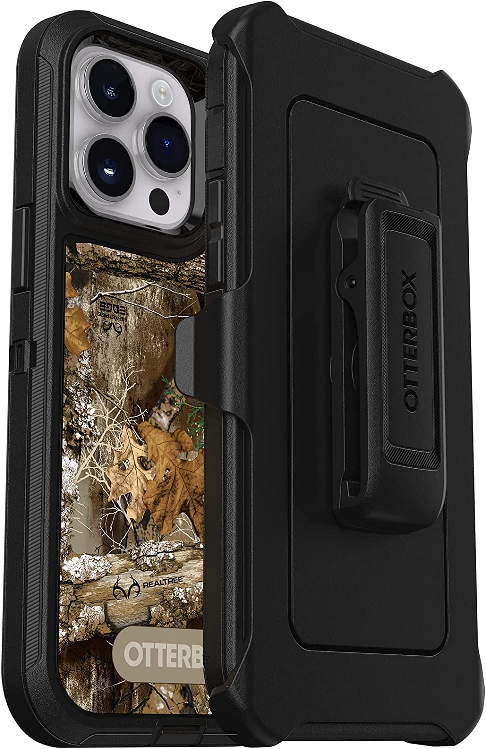 OtterBox DEFENDER SERIES Case for iPhone 14 Pro Max - RealTree Edge Black (Certified Refurbished)