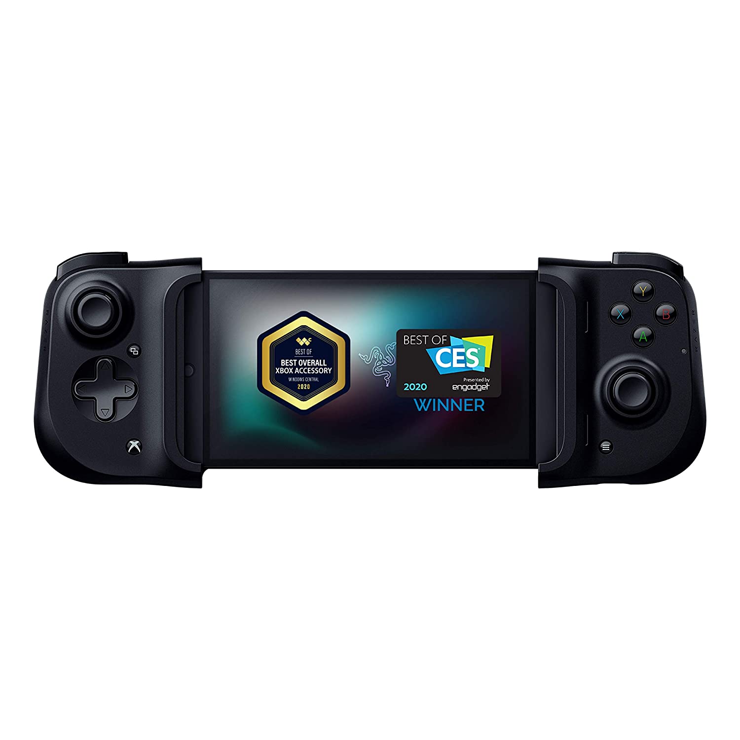 Razer Kishi Gaming Controller for Cloud Gaming Compatible w/Most USB-C Phones - Black (Certified Refurbished)