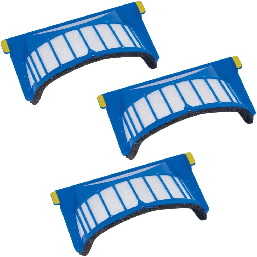 iRobot Roomba 600 Series AeroVac Filter Blue - 3 Pack (New)