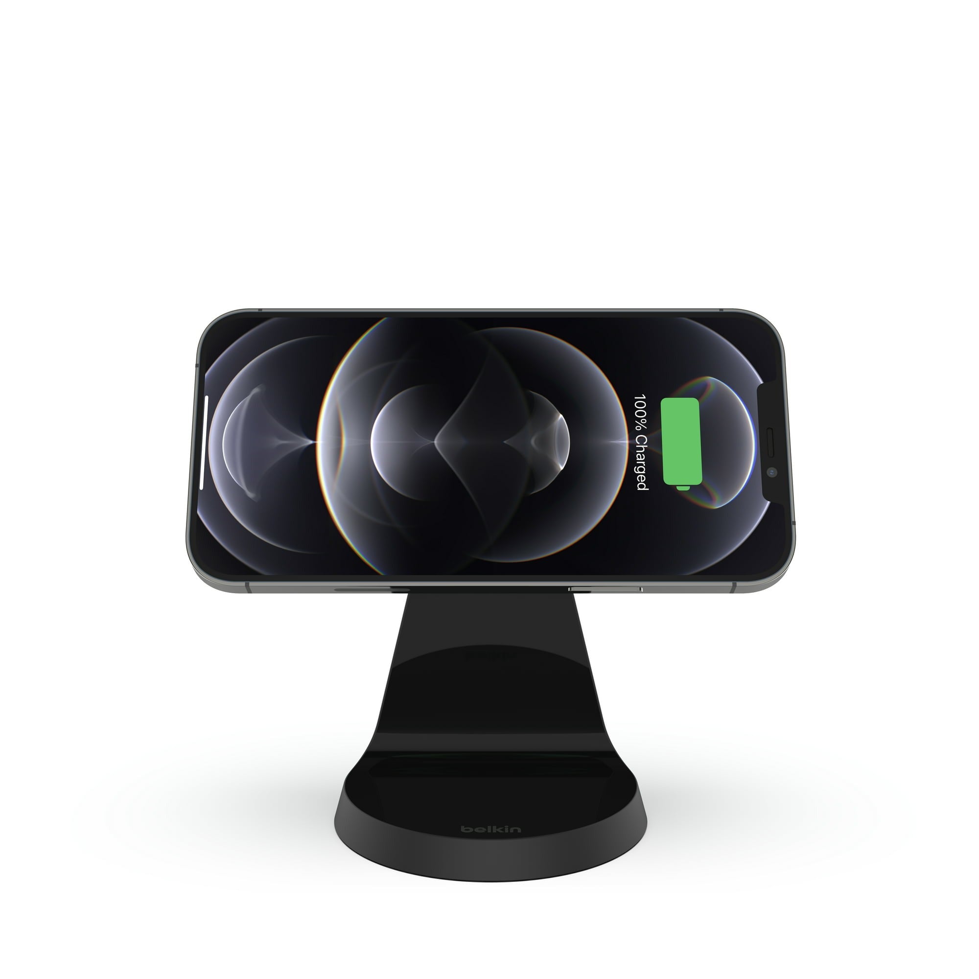 Belkin BOOSTCHARGE Magnetic Wireless Charger Stand with MagSafe - Black (New)