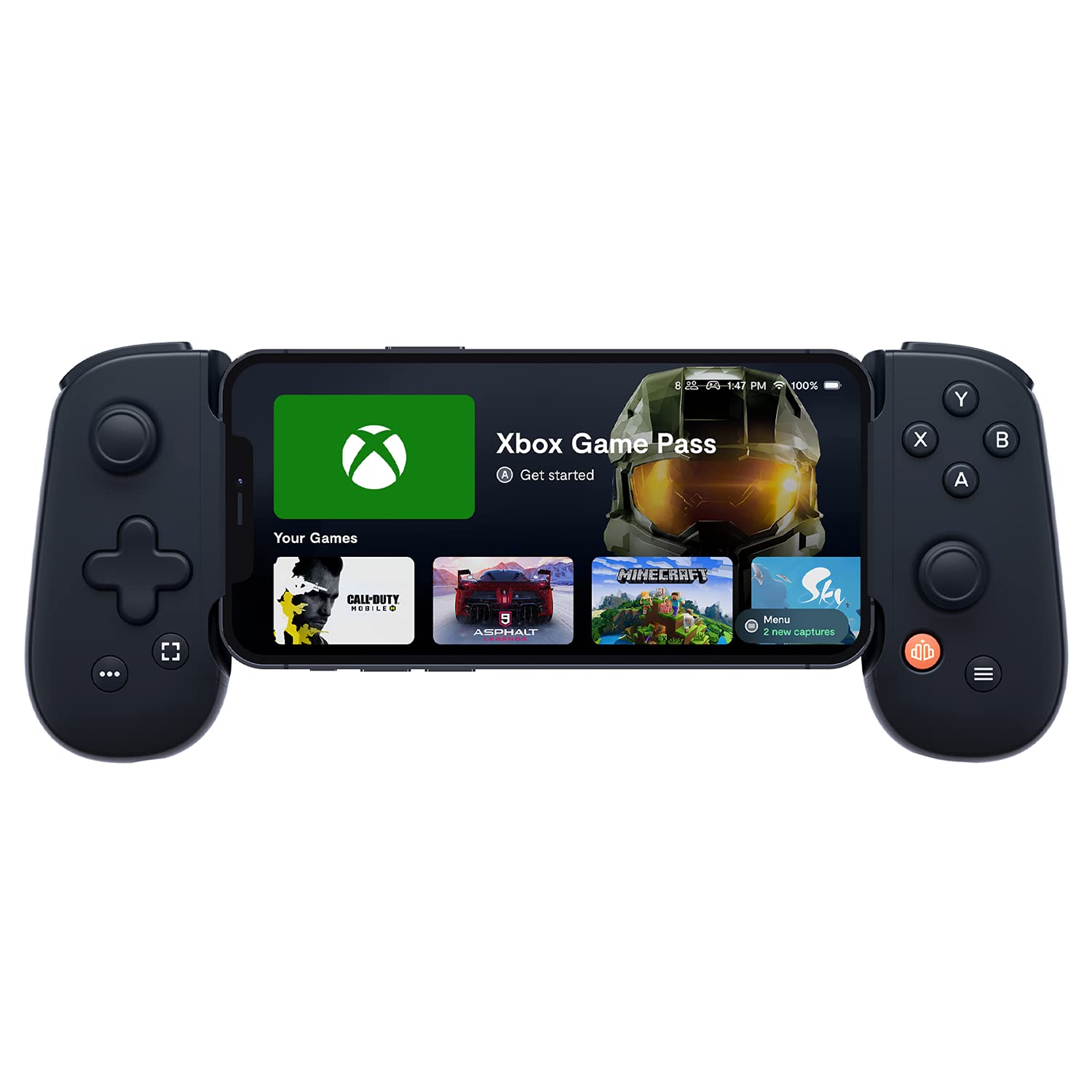 Backbone One Mobile Gaming Controller for iPhone with Gaming Bundle - Black (New)