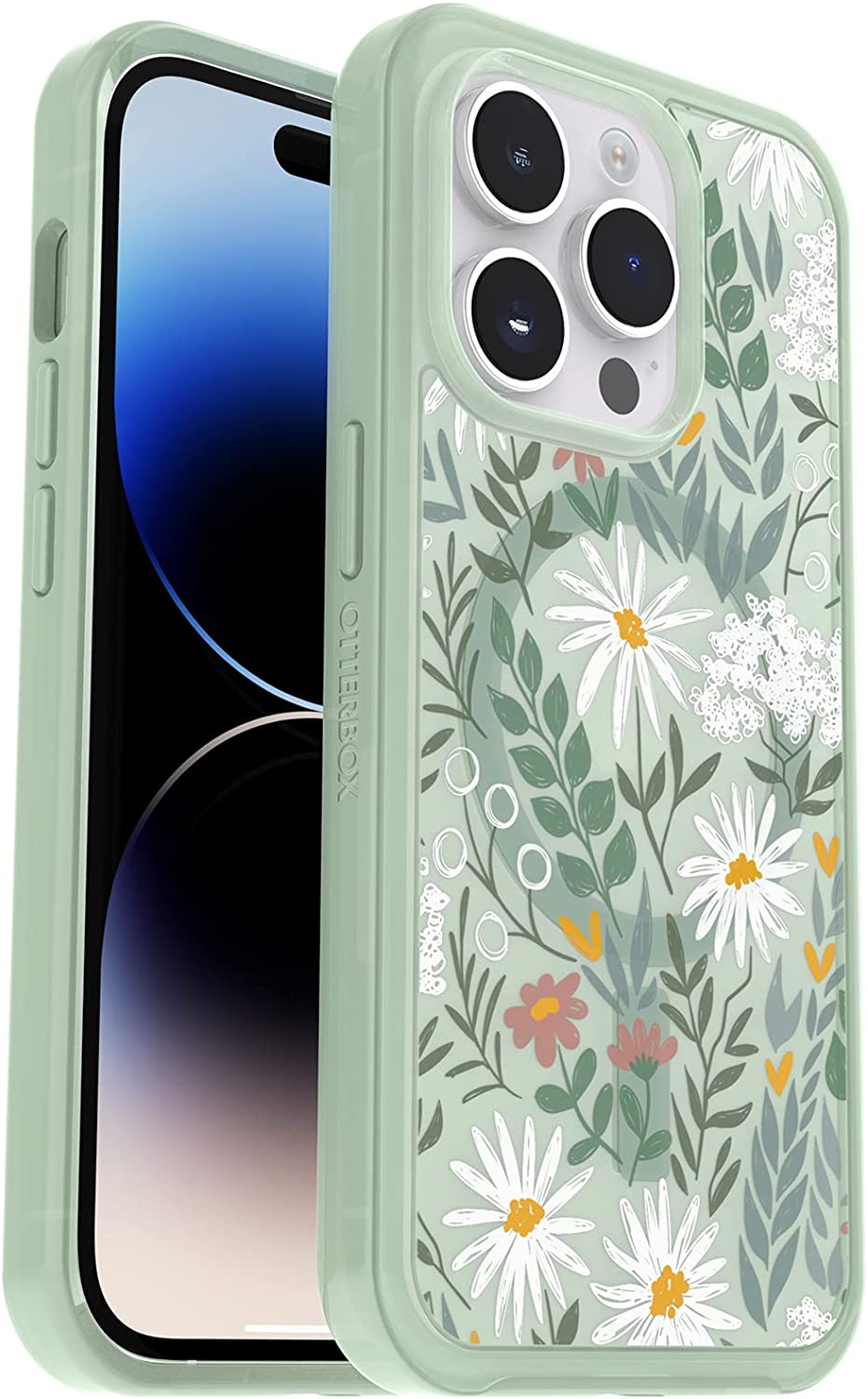 OtterBox SYMMETRY SERIES+ Case with MagSafe for iPhone 14 Pro - Sage Advice