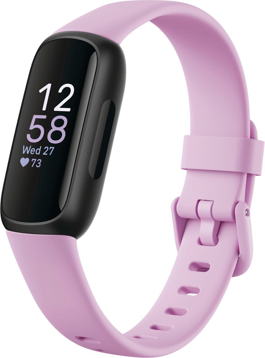 Fitbit Inspire 3 Health & Fitness Tracker with Stress Management - Lilac Bliss (New)