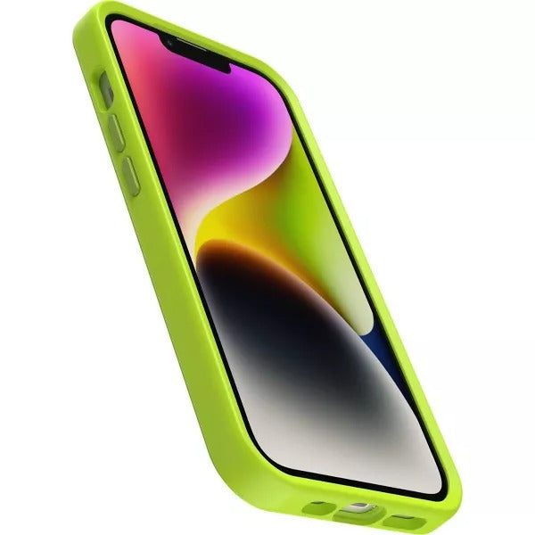 OtterBox SYMMETRY SERIES+ case w/MagSafe for Apple iPhone 14 Plus - Lime All Yours (77-89011) (New)