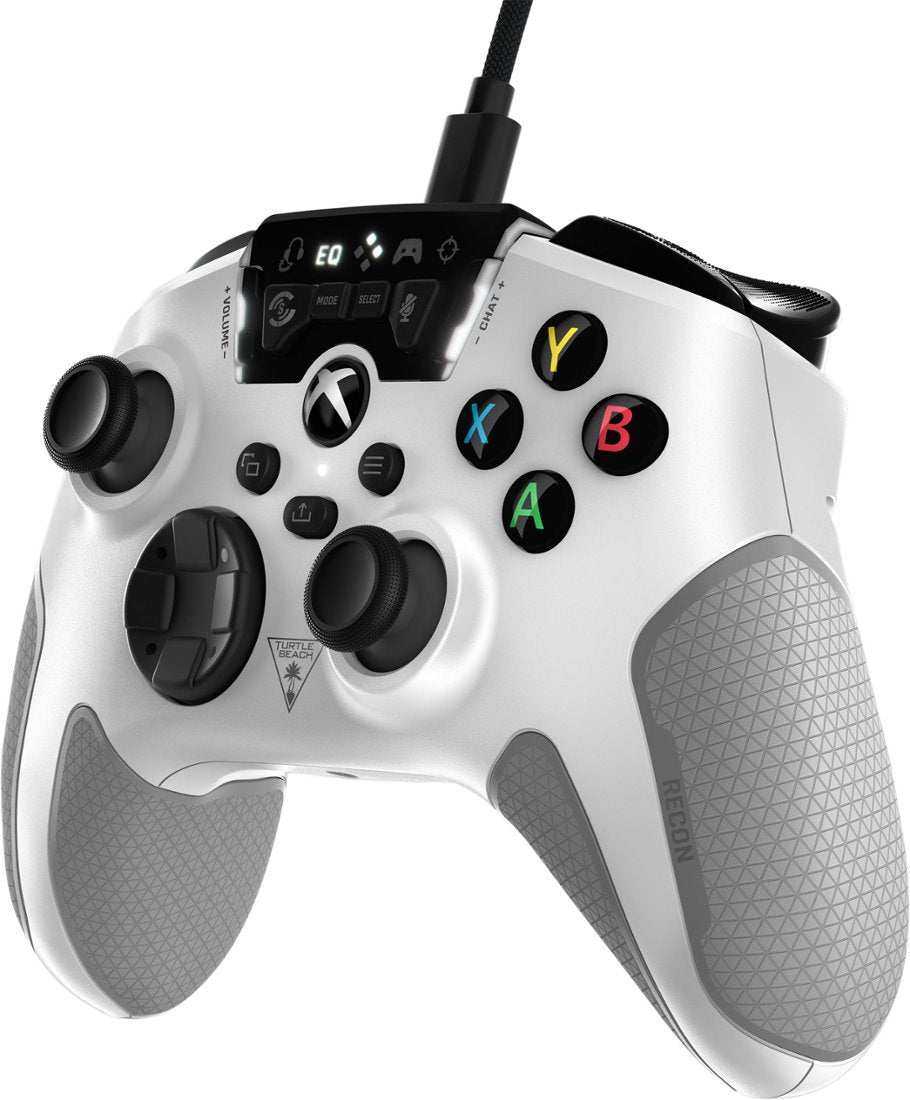 Turtle Beach Recon Wired Gaming Remappable Buttons Controller - White (New)