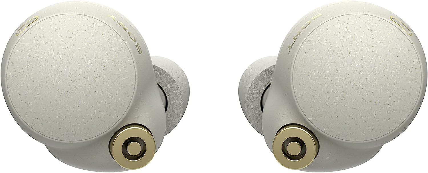 Sony WF-1000XM4 True Wireless Noise Cancelling In-Ear Headphones - Silver (New)