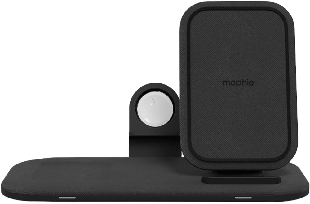 Mophie 3-in-1 15W Wireless Charging Stand+ with MagSafe Compatibility - Black (New)