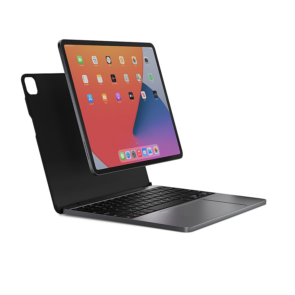 Brydge MAX+ Wireless Keyboard for iPad Pro 12.9in - Gray (Certified Refurbished)