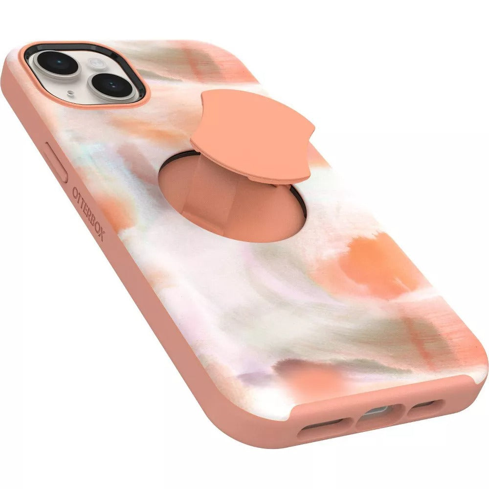 OtterBox OtterGrip SYMMETRY SERIES case for Apple iPhone 14 Plus - Peaches (77-89869) (New)