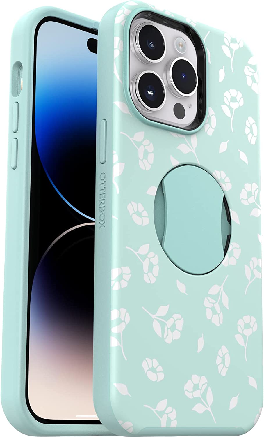 OtterBox OtterGrip SYMMETRY SERIES Case for Apple iPhone 14 Pro - Poppies By The Sea (New)