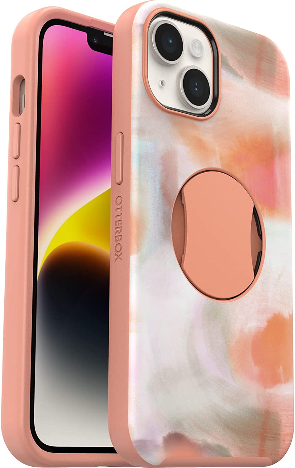 OtterBox OtterGrip SYMMETRY SERIES Case Apple iPhone 14/13 - Peaches (New)