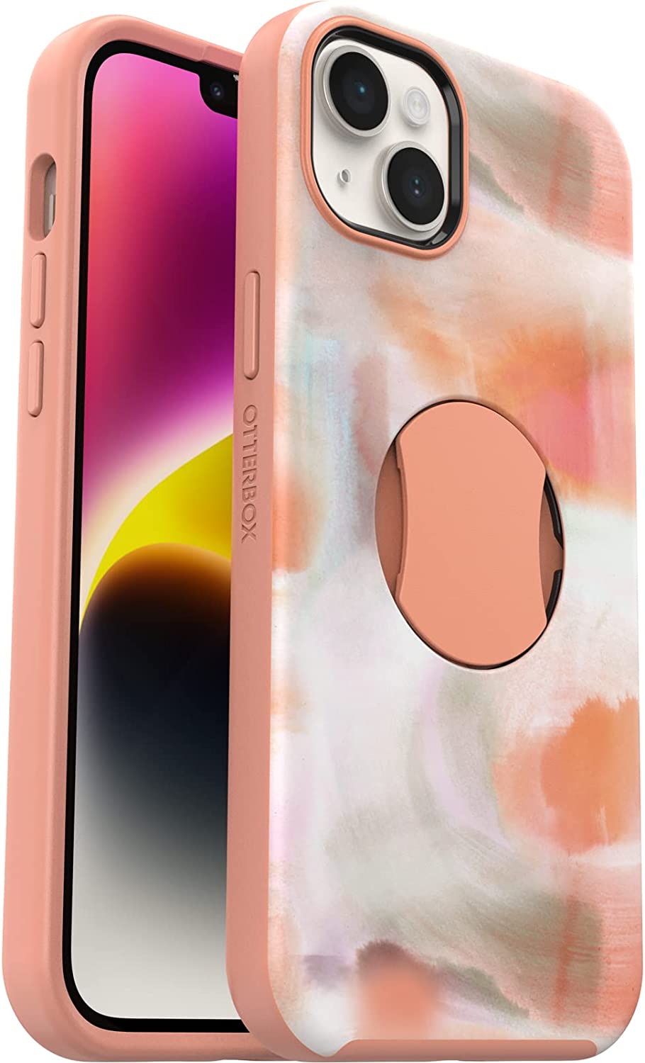 OtterBox OtterGrip SYMMETRY SERIES Case for Apple iPhone 14 Plus - Peaches (New)
