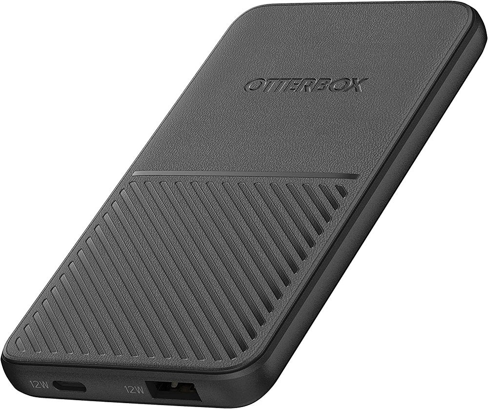 OtterBox 5000mAh Performance Power Bank with USB-A and USB-C ports - Black (Renewed)