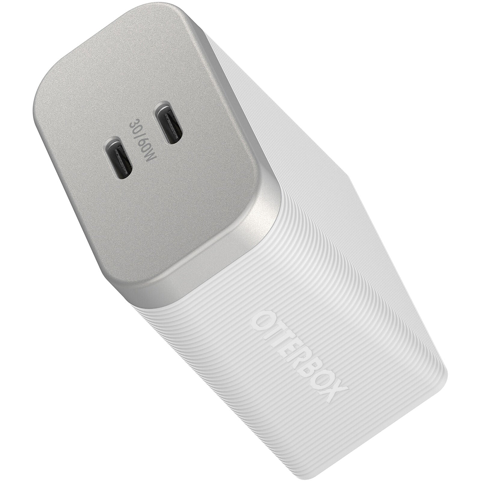 OtterBox Premium Pro USB-C Fast Wall Charger 60W Dual Port - White (New)