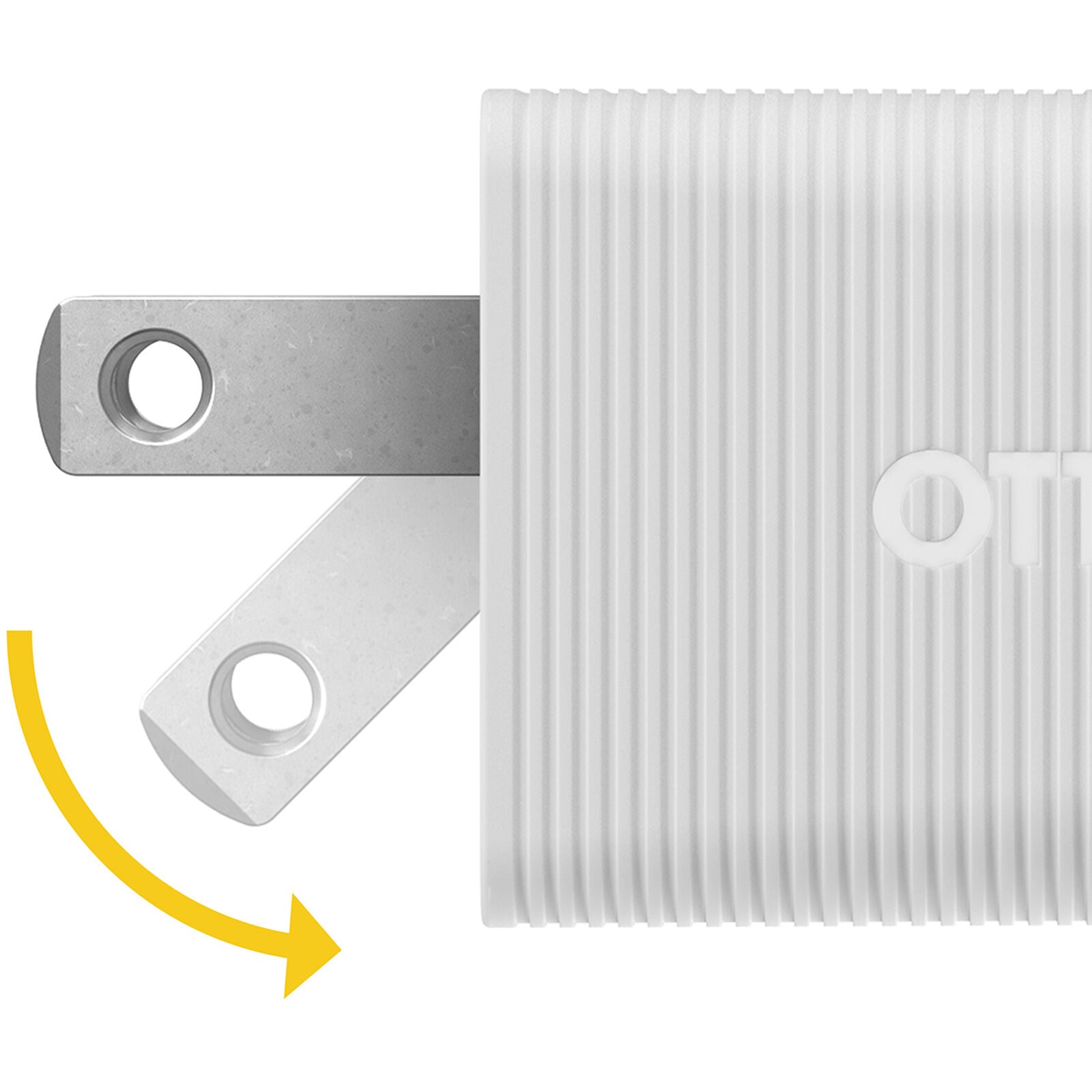 OtterBox Premium Pro USB-C Fast Wall Charger 60W Dual Port - White (New)