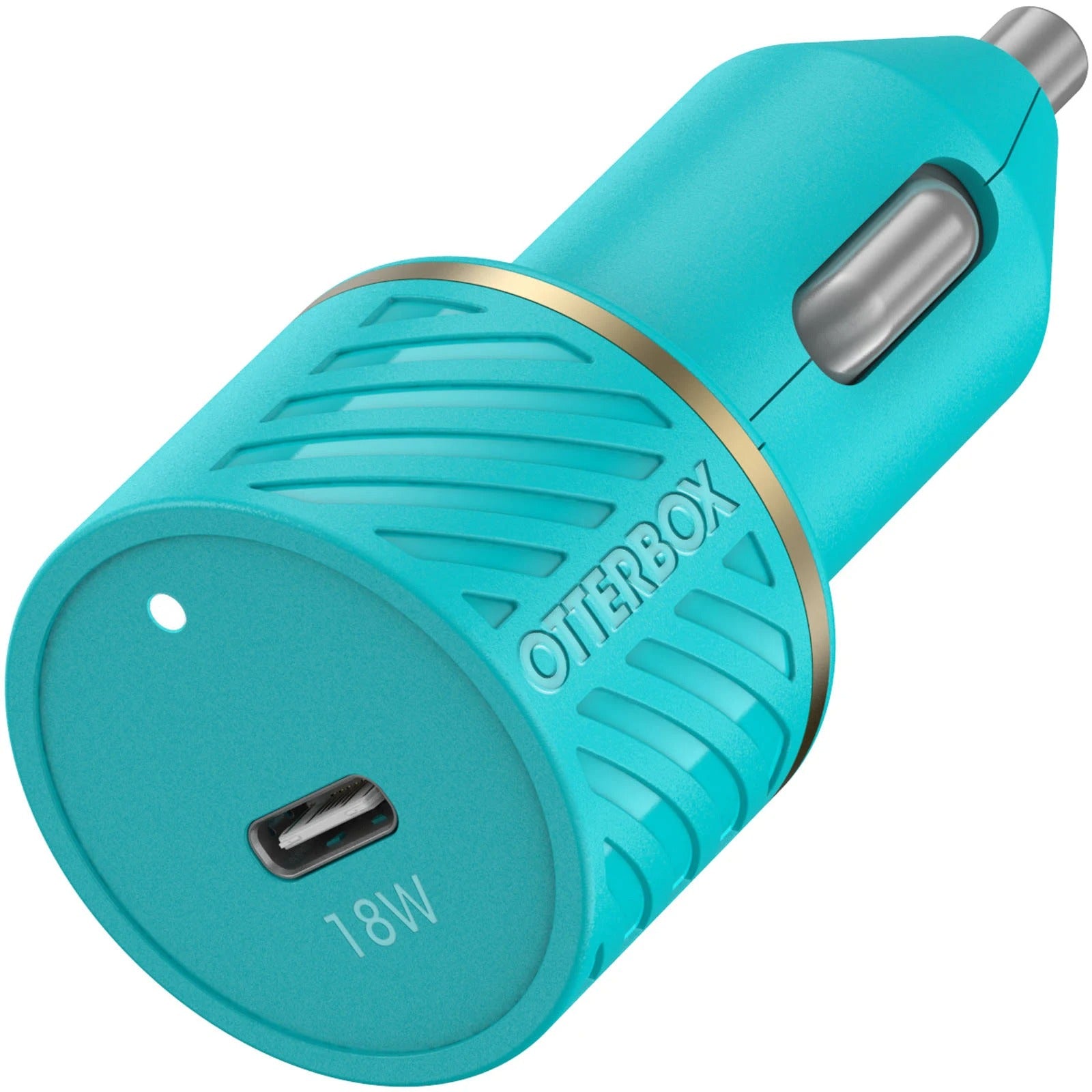 OtterBox Lightning to USB-C Fast Charge Car Charging Kit 18W - Aqua (New)
