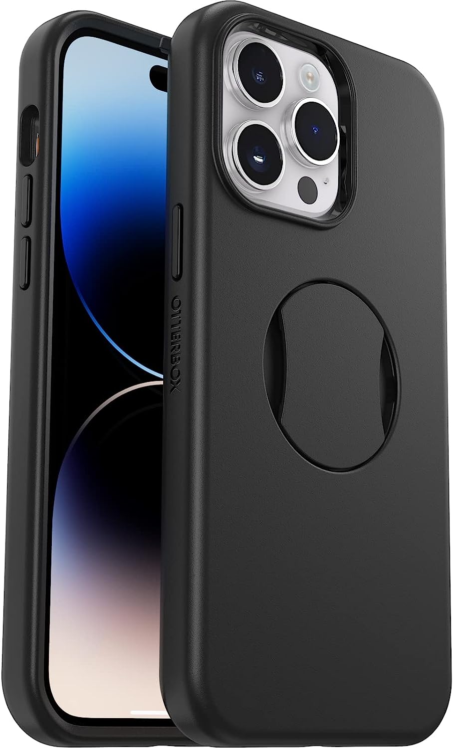 OtterBox OtterGrip SYMMETRY SERIES Case with MagSafe for iPhone 14 Pro - Black (New)