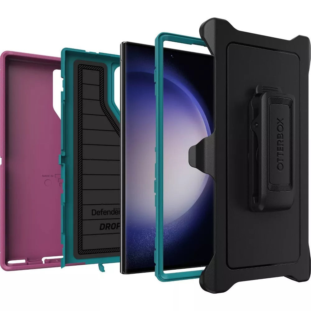 OtterBox DEFENDER SERIES PRO case for Galaxy S23 Ultra - Canyon Sun (77-91062)