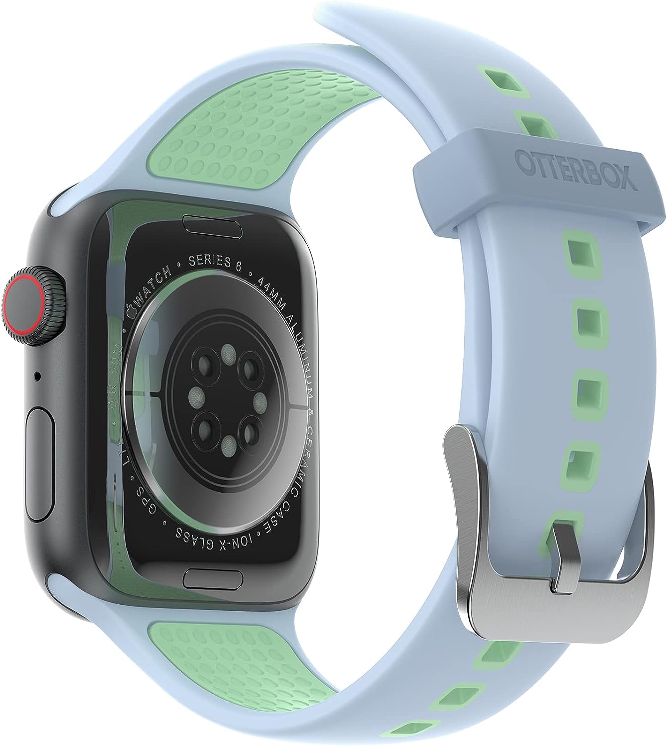 OtterBox Apple Watch All Day Band 42mm/44mm/45mm - Fresh Dew (Grey/Light Green) (New)