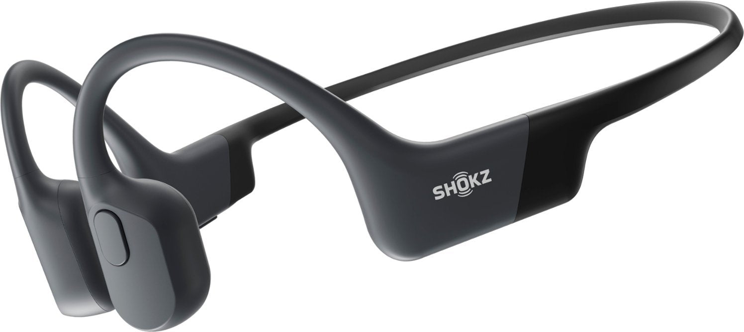 Shokz OpenRun Bone Conduction Open-Ear Endurance Headphones - Black (New)