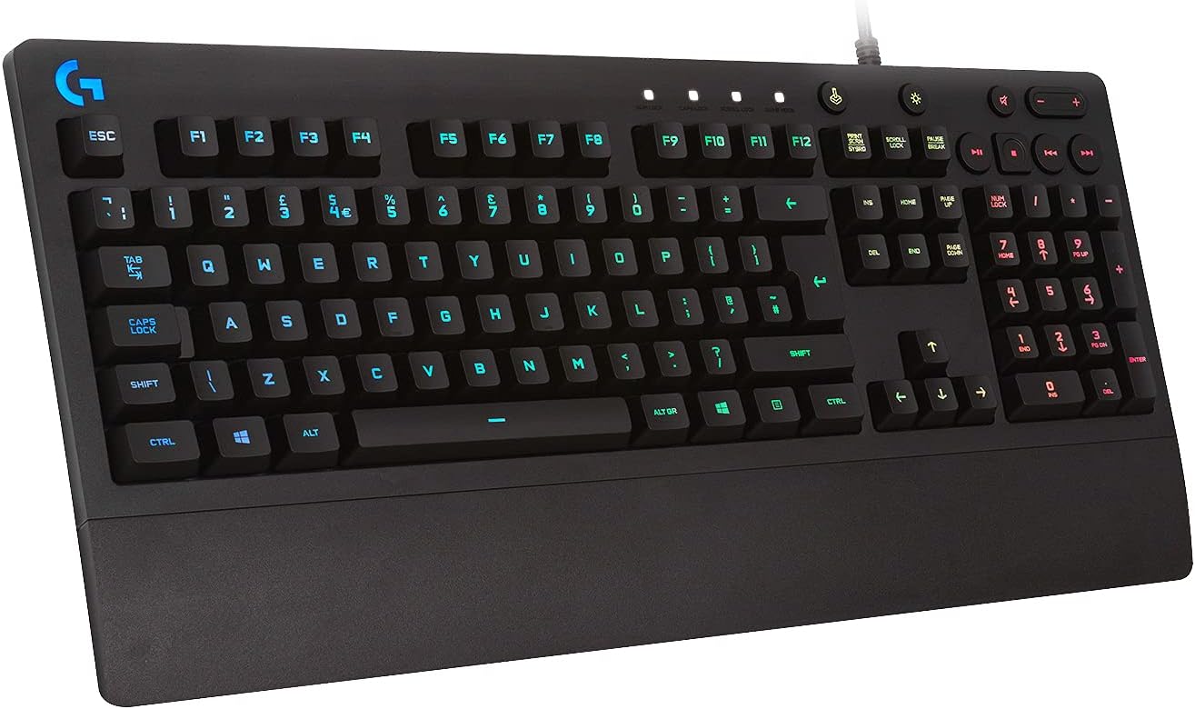 Logitech Prodigy G213 Wired Membrane Gaming Keyboard w/ RGB Backlighting - Black (Renewed)
