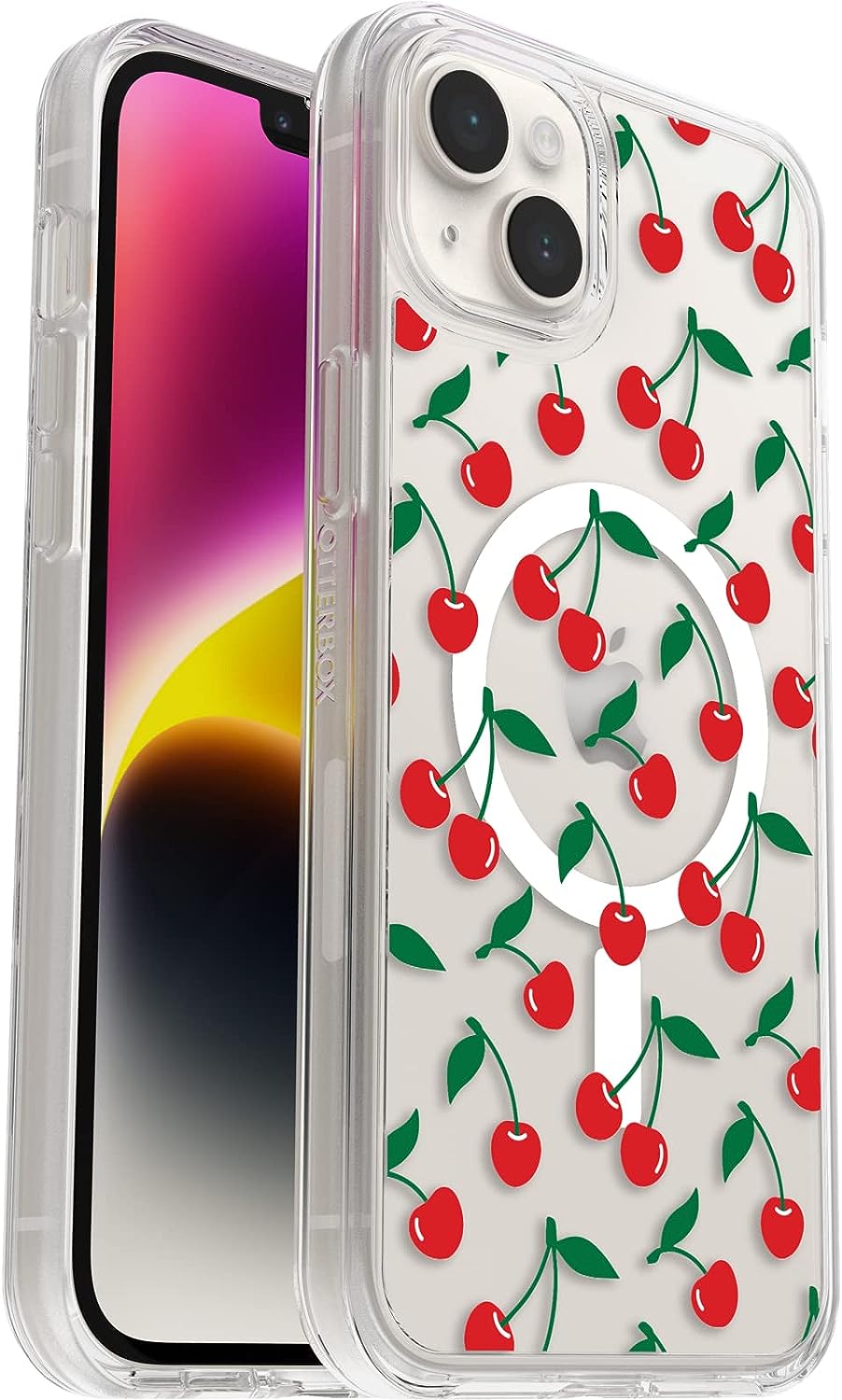 OtterBox SYMMETRY+ SERIES MagSafe Case for Apple iPhone 14 Plus - Cherry On Top (New)