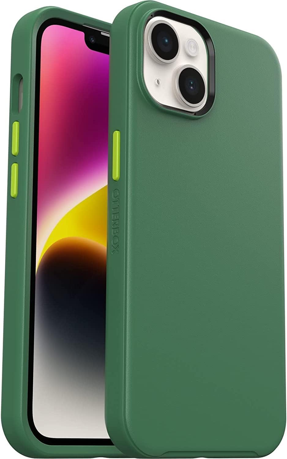 OtterBox SYMMETRY SERIES+ case w/MagSafe for Apple iPhone 14 Plus - Fresh Forest (77-90842) (New)