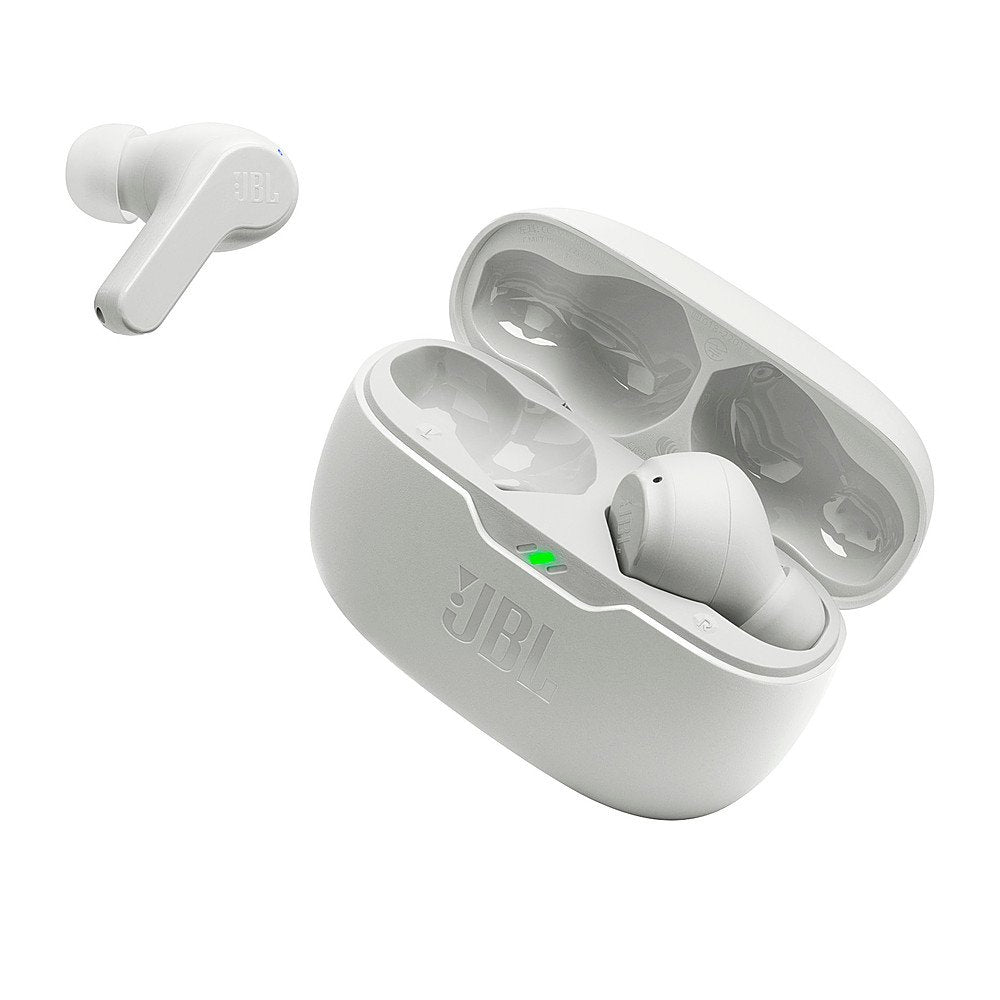 JBL Vibe Beam True Wireless Bluetooth Earbuds - White (Renewed)