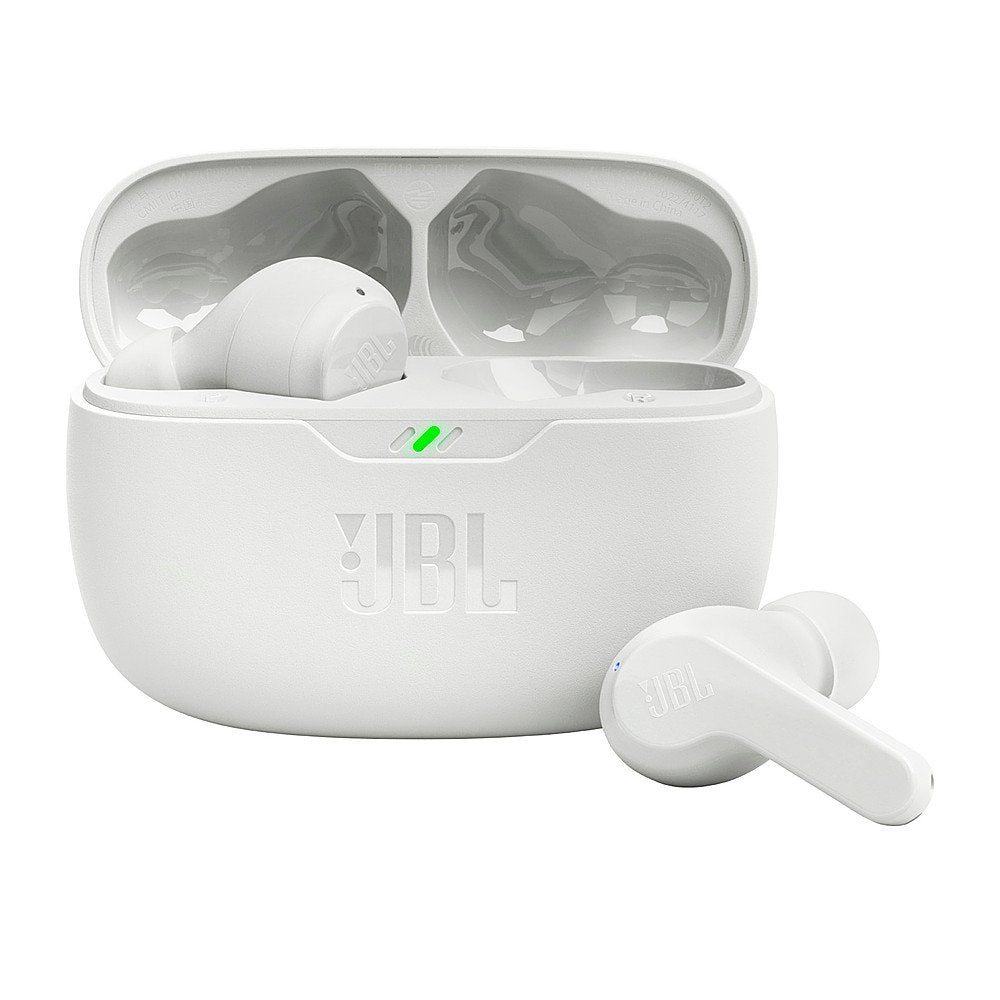JBL Vibe Beam True Wireless Bluetooth Earbuds - White (Renewed)