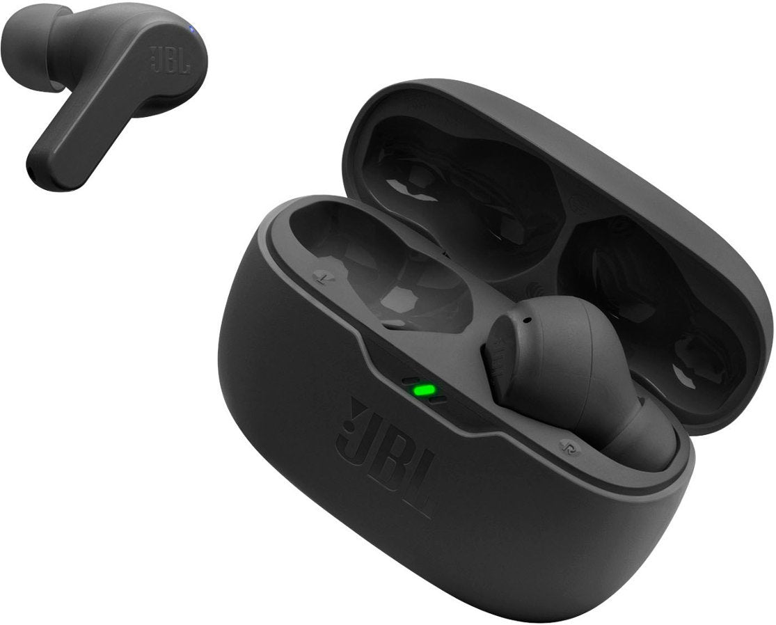 JBL Vibe Beam True Wireless Bluetooth In-Ear Headphones - Black (Certified Refurbished)