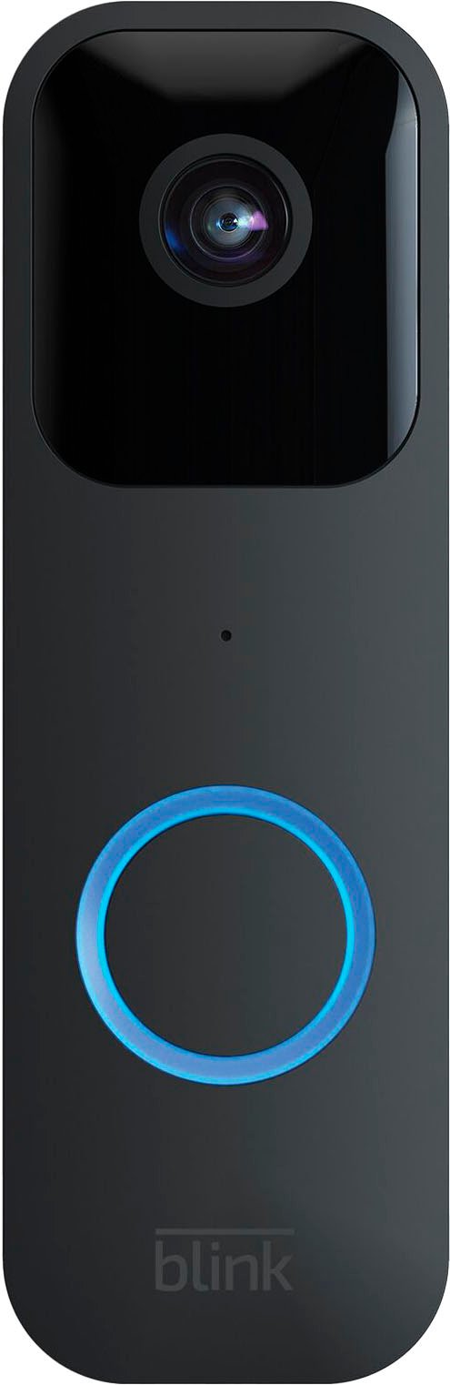 Blink Smart Wifi Video Wired/Battery Operated Doorbell - Black (New)