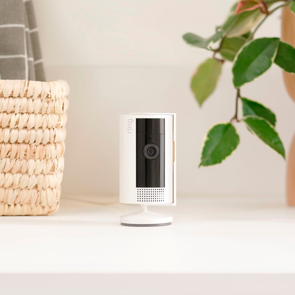 Ring Indoor Plug-In Security Camera (2nd Gen) w/ Privacy Cover - Black (Refurbished)