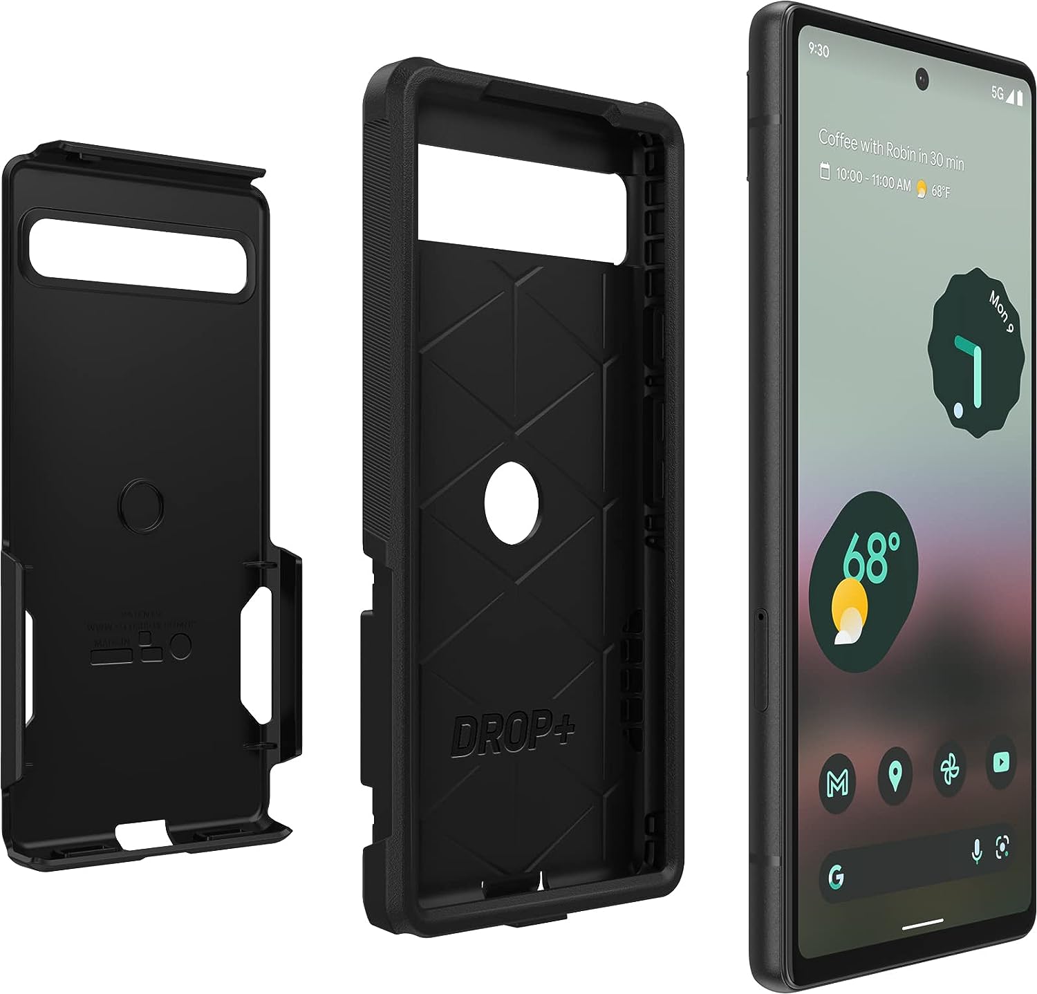 OtterBox COMMUTER SERIES Case for Google Pixel 6a - Black (New)