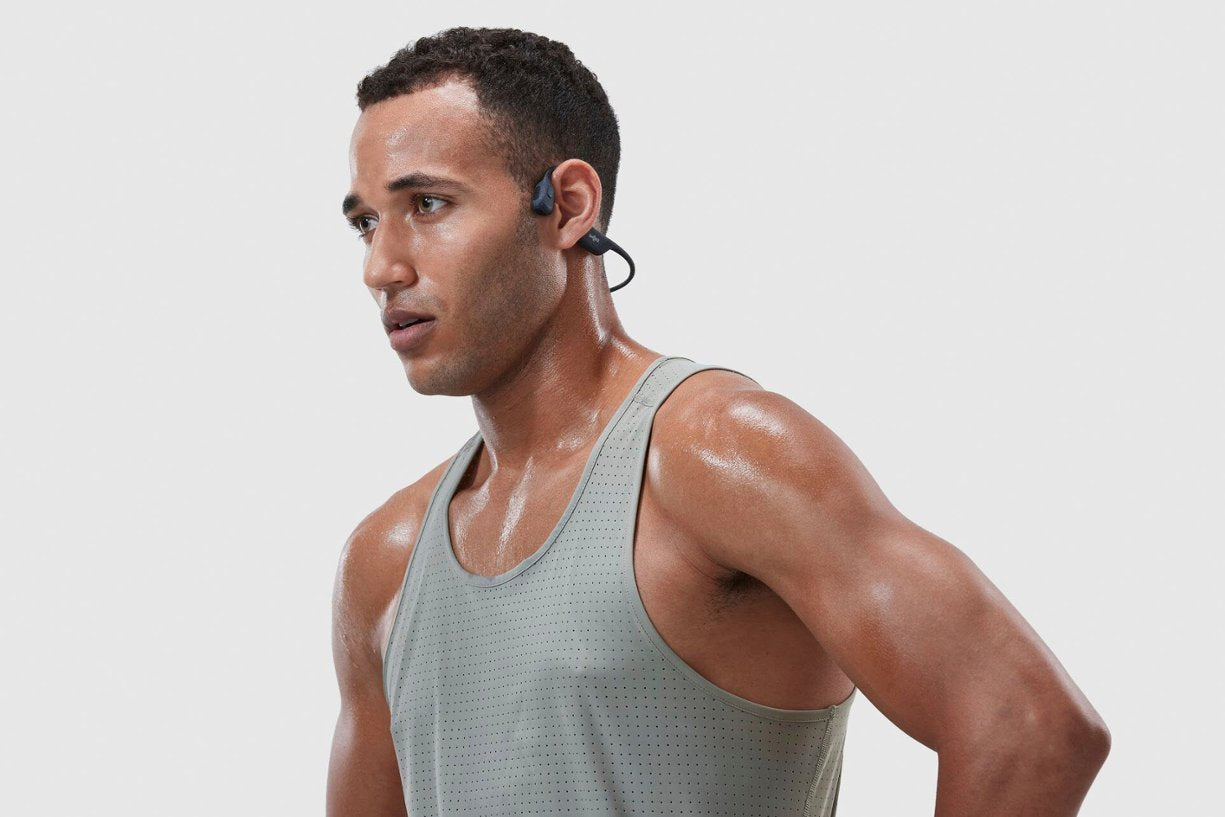 Shokz OpenRun Pro Mini Premium Bone Conduction Open-Ear Sport Headphones - Black (New)