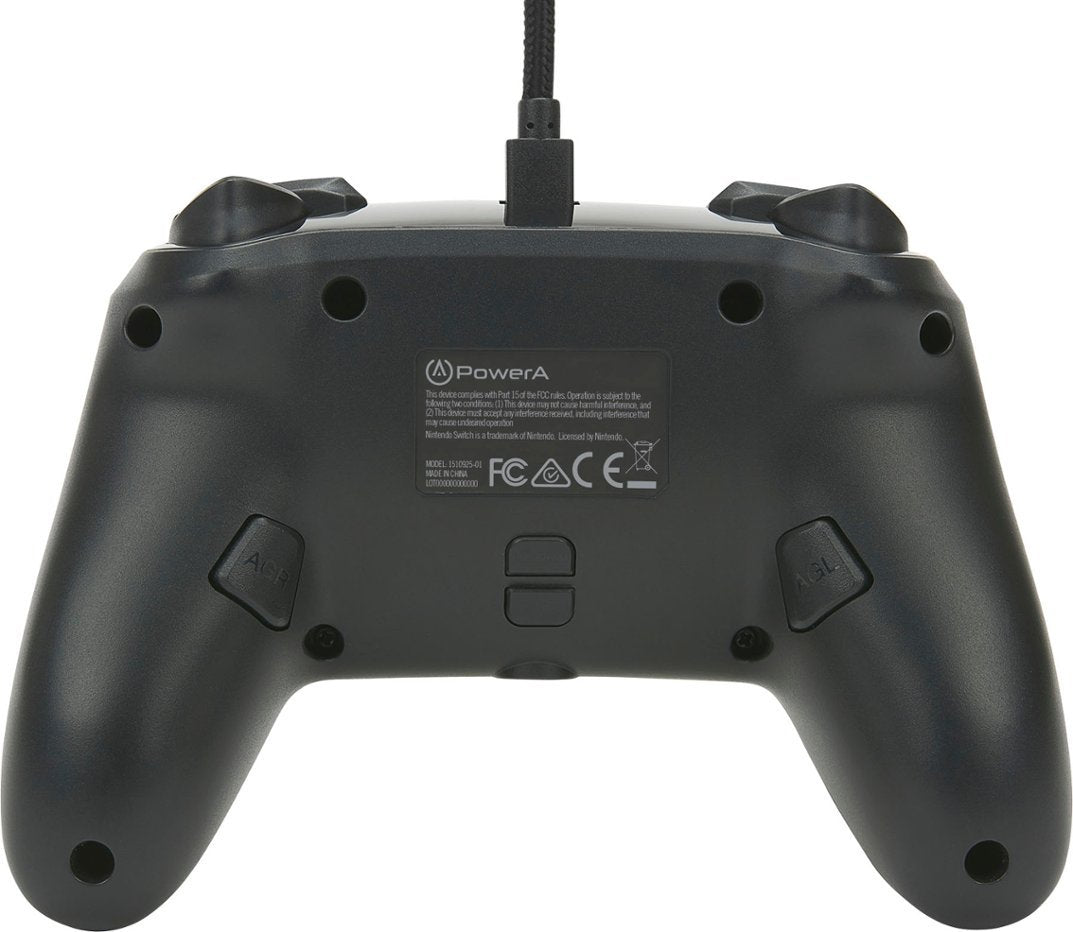 PowerA Spectra Enhanced Wired LED Controller for Nintendo Switch - Black (New)