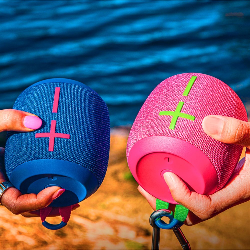 Ultimate Ears WONDERBOOM 3 Portable Bluetooth Mini Speaker - Hyper Pink (Renewed)