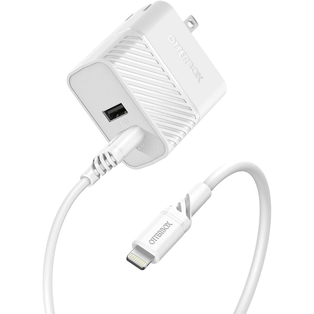 OtterBox Dual USB-a Port Wall Charger with 3.3ft USB-A to Lightnight Cable - Cloud Dream (New)