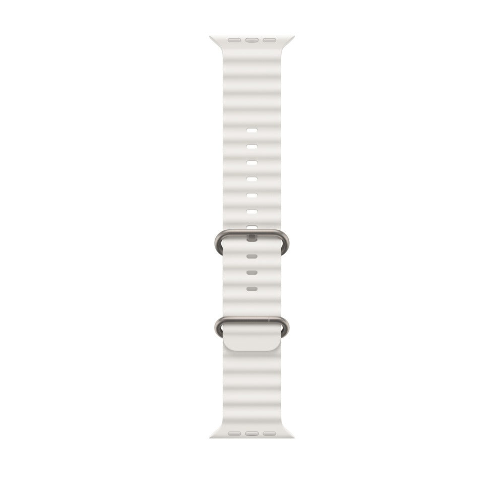Apple Watch Ultra Band (49mm) White Ocean Band - Regular (New)