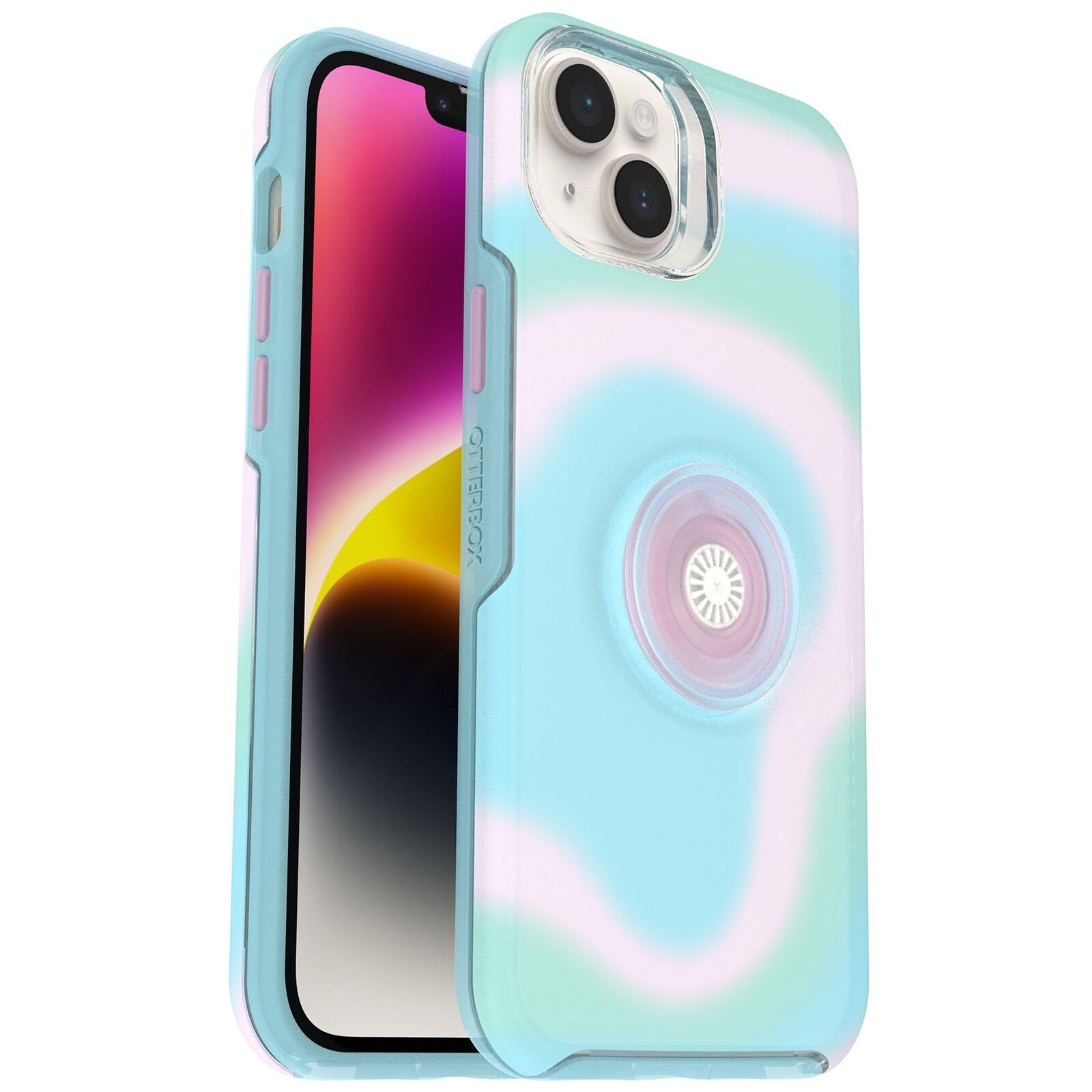 Otter + Pop SYMMETRY SERIES Apple iPhone 14 Plus - Glowing Aura (Pink) (New)