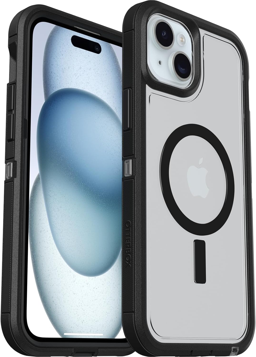 OtterBox DEFENDER SERIES XT Case for iPhone 14 Plus - Black Crystal(Clear/Black) (Certified Refurbished)