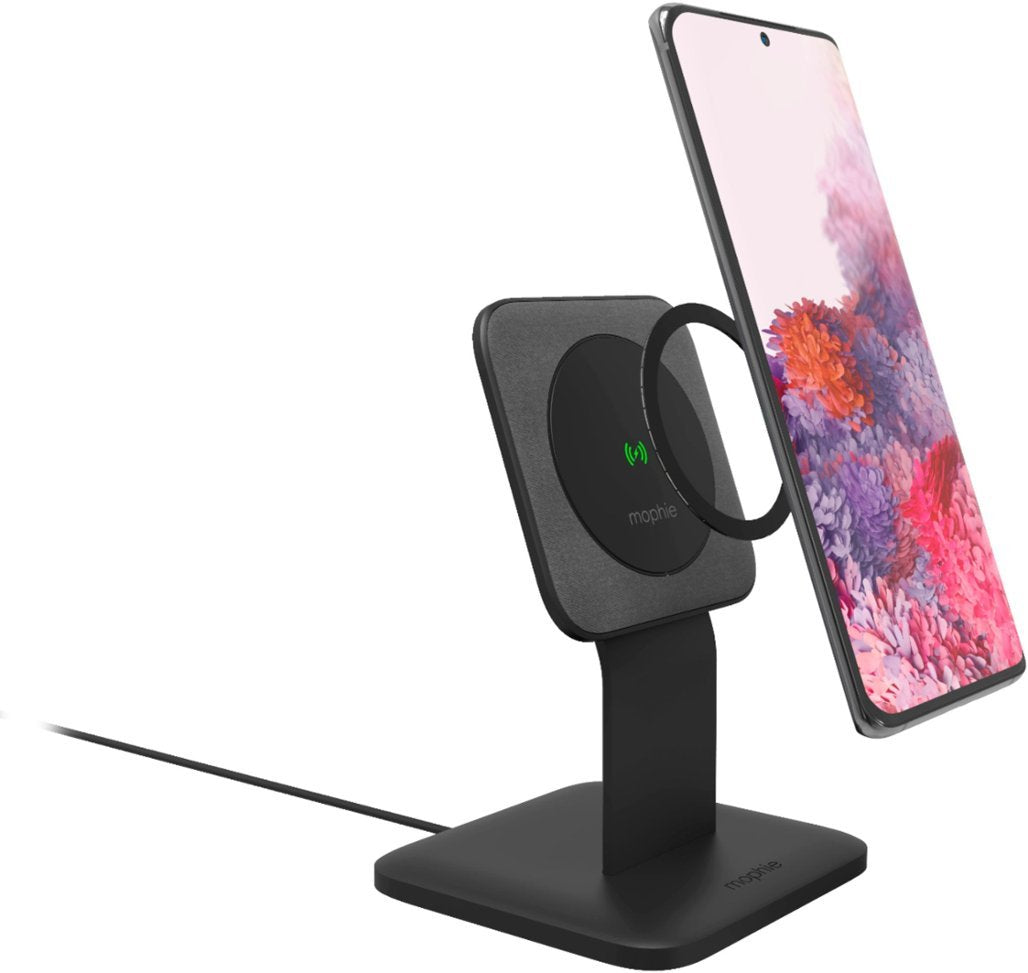 Mophie Snap+ 15W Wireless Charging Stand with MagSafe Compatibility - Black (New)