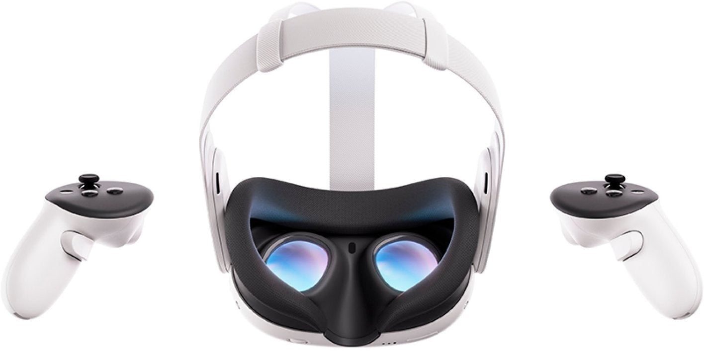 Meta Quest 3 Breakthrough Mixed Reality w/o game code - 512GB - White (Refurbished)