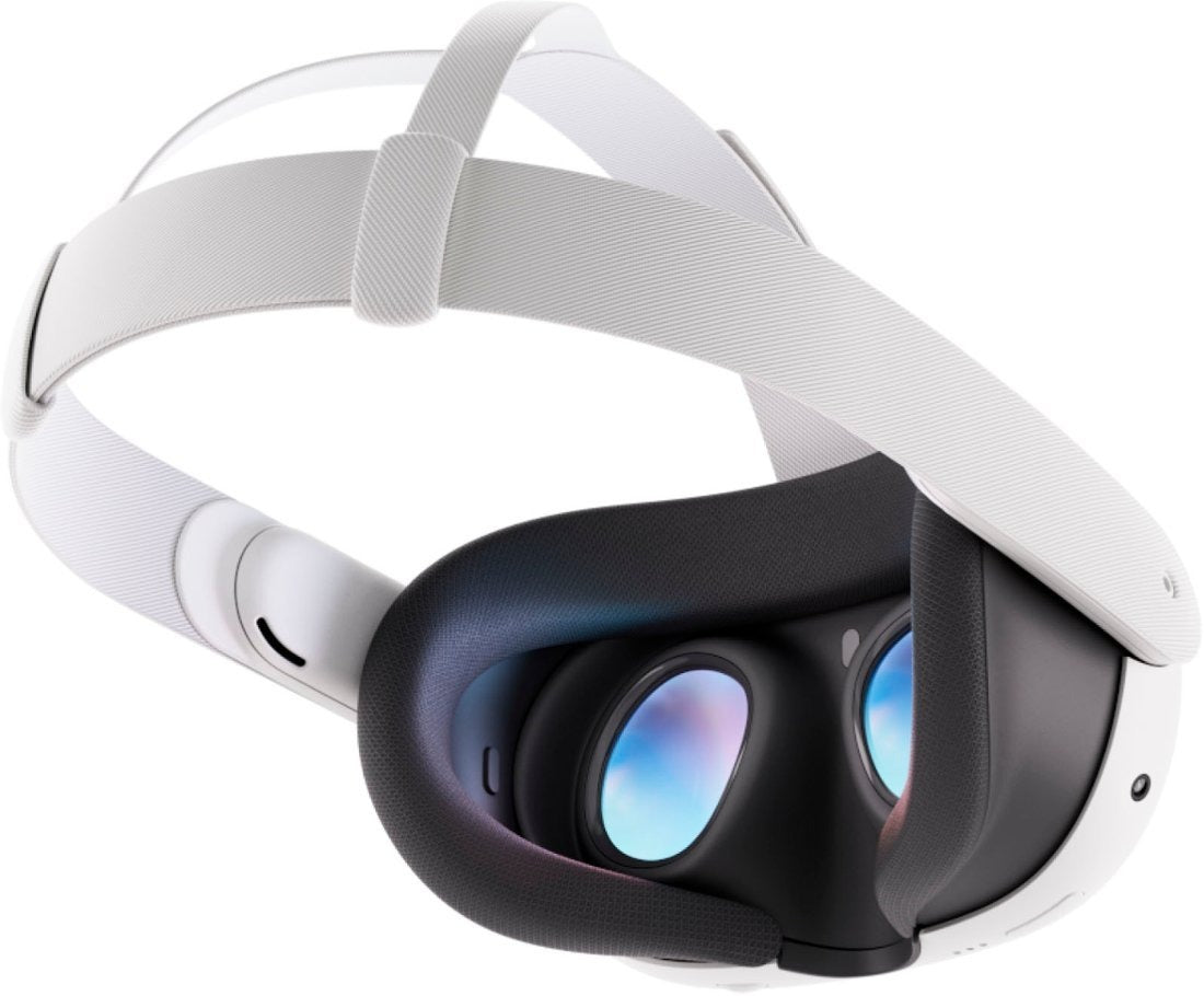 Meta Quest 3 Breakthrough Mixed Reality w/o game code - 128GB - White (Certified Refurbished)