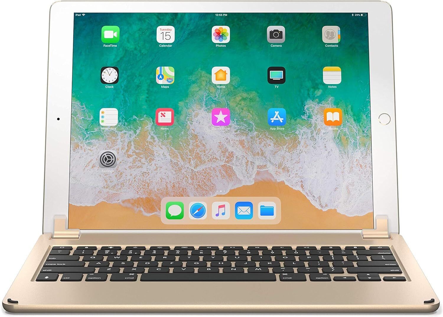 Brydge Keyboard Case for Apple iPad Air (5th & 6th Gen) & iPad Pro 9.7in - Gold (New)