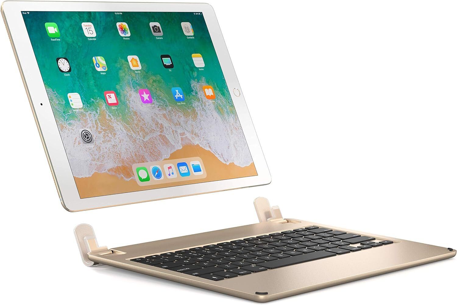 Brydge Keyboard Case for Apple iPad Air (5th & 6th Gen) & iPad Pro 9.7in - Gold (New)