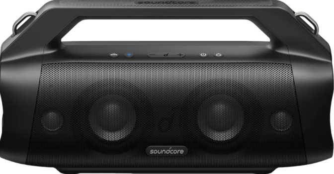 Anker Soundcore Motion Boom Plus Portable Speaker - Black (Refurbished)