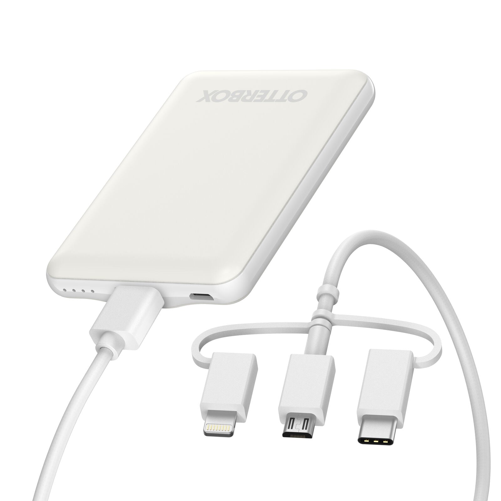 OtterBox 3-in-1 Mobile Charging Kit 5k mAh - White (New)